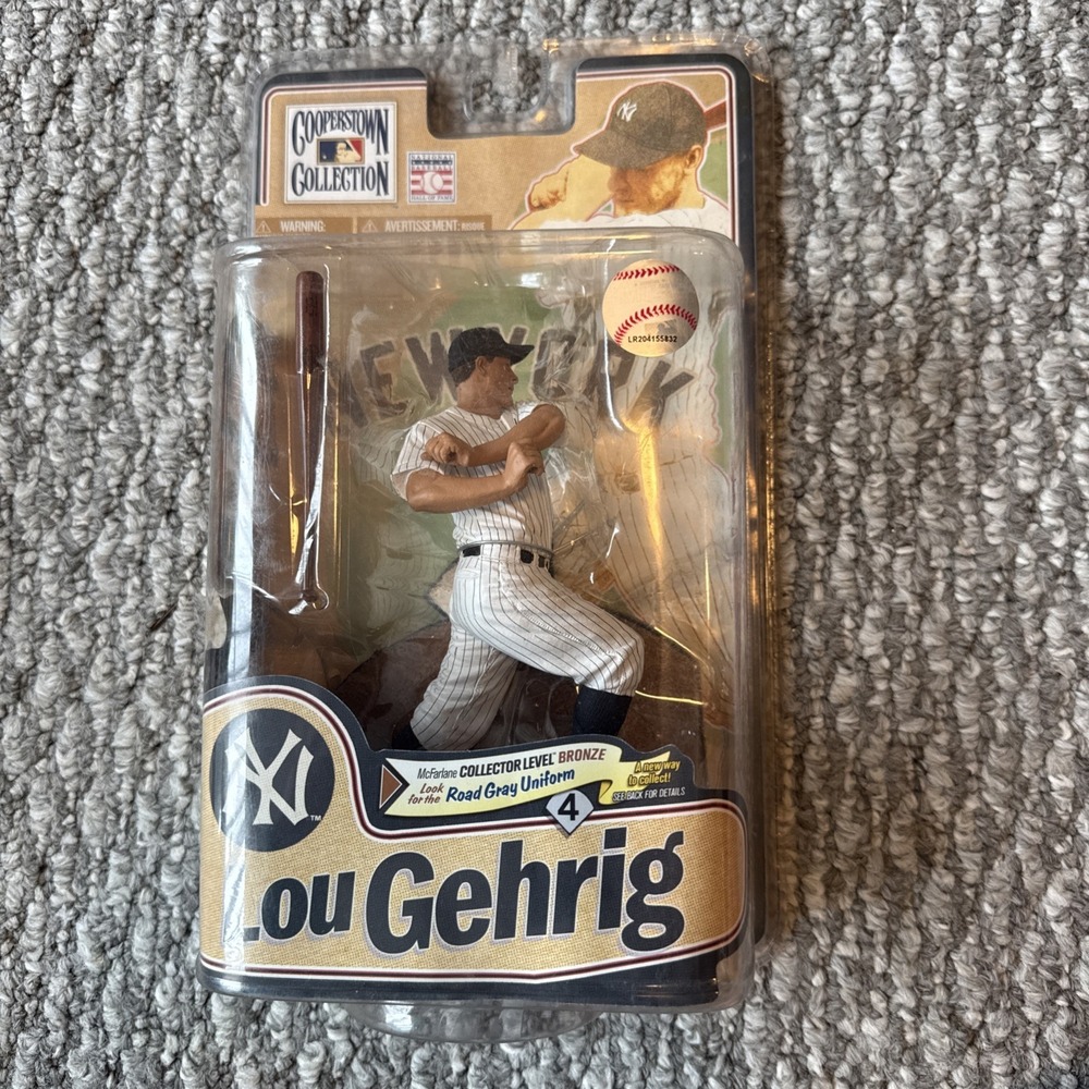 MCFARLANE TOYS COOPERSTOWN COLLECTION SERIES 8 LOU GEHRIG NEW Sealed YANKEES